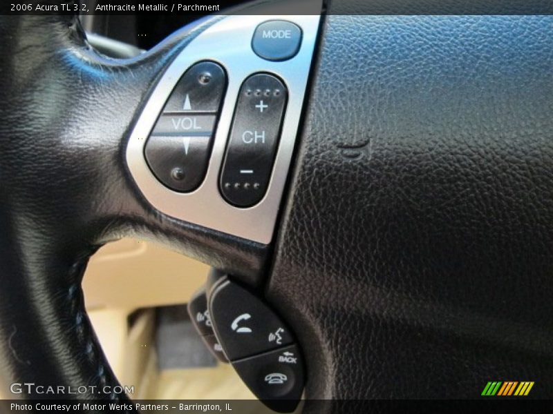 Anthracite Metallic / Parchment 2006 Acura TL 3.2