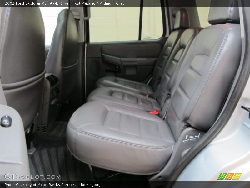 Silver Frost Metallic / Midnight Grey 2002 Ford Explorer XLT 4x4