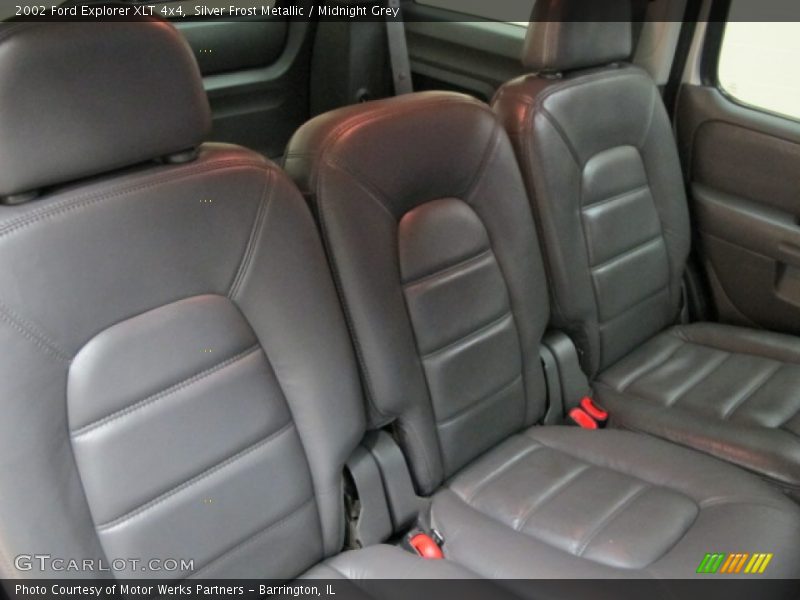 Silver Frost Metallic / Midnight Grey 2002 Ford Explorer XLT 4x4