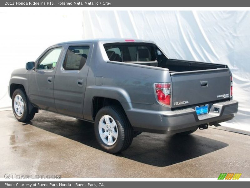 Polished Metal Metallic / Gray 2012 Honda Ridgeline RTS