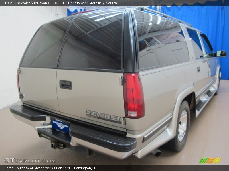 Light Pewter Metallic / Neutral 1999 Chevrolet Suburban C1500 LT