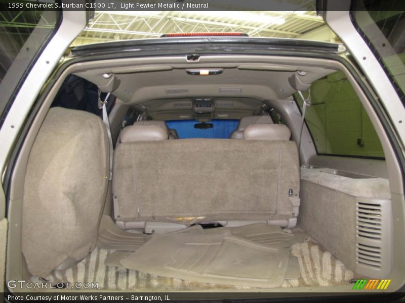 Light Pewter Metallic / Neutral 1999 Chevrolet Suburban C1500 LT