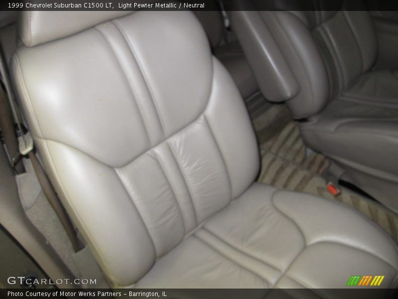 Light Pewter Metallic / Neutral 1999 Chevrolet Suburban C1500 LT