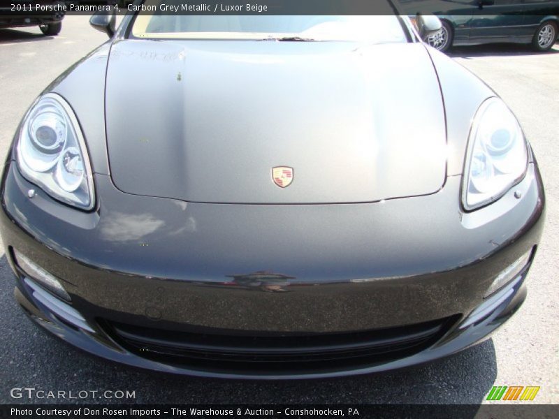Carbon Grey Metallic / Luxor Beige 2011 Porsche Panamera 4
