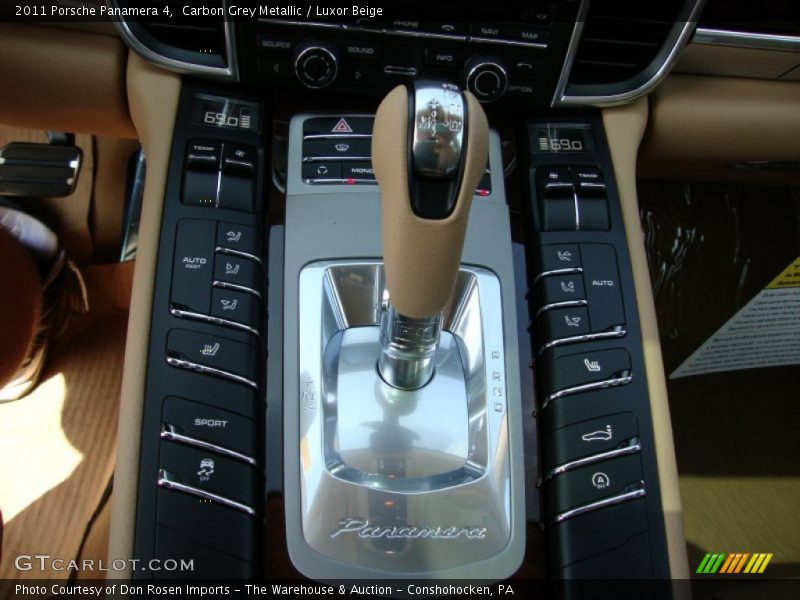 Carbon Grey Metallic / Luxor Beige 2011 Porsche Panamera 4