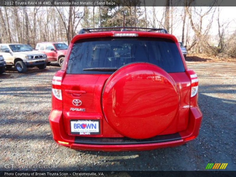 Barcelona Red Metallic / Sand Beige 2012 Toyota RAV4 I4 4WD