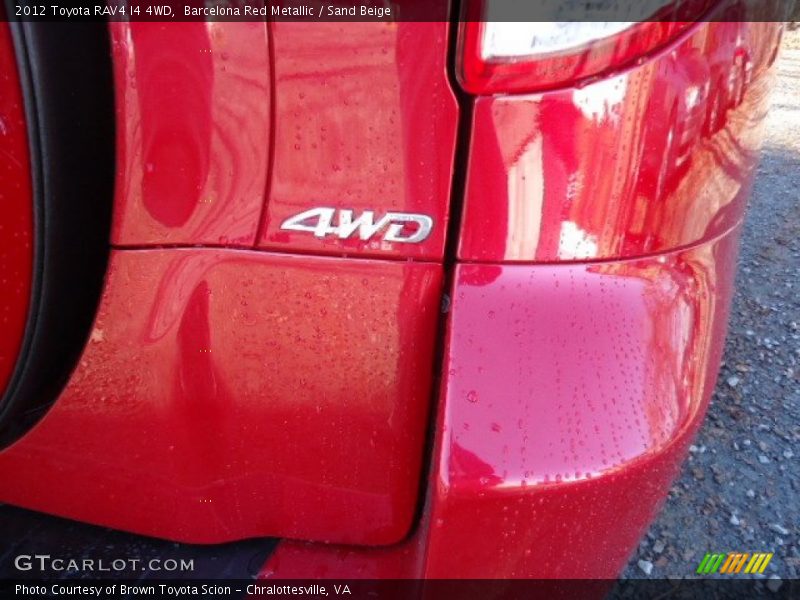 Barcelona Red Metallic / Sand Beige 2012 Toyota RAV4 I4 4WD