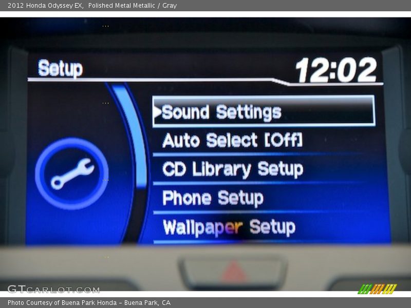 Polished Metal Metallic / Gray 2012 Honda Odyssey EX