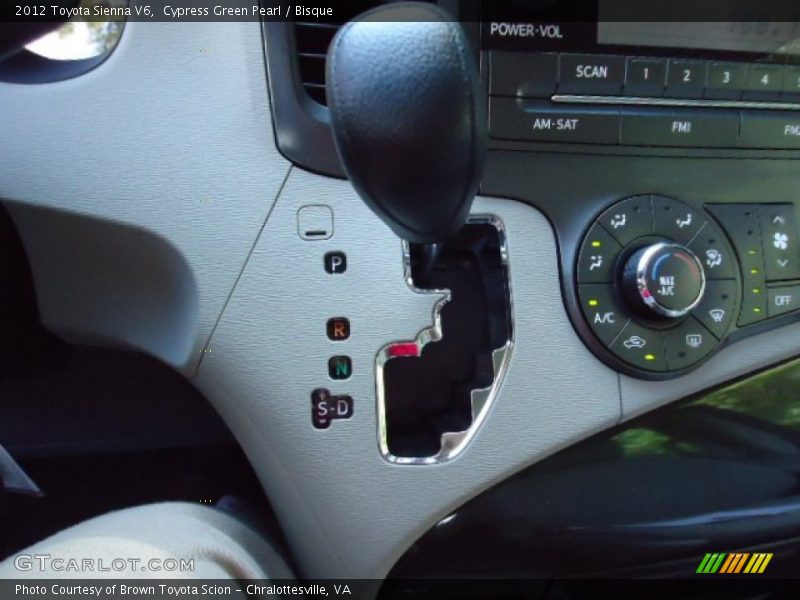 Cypress Green Pearl / Bisque 2012 Toyota Sienna V6