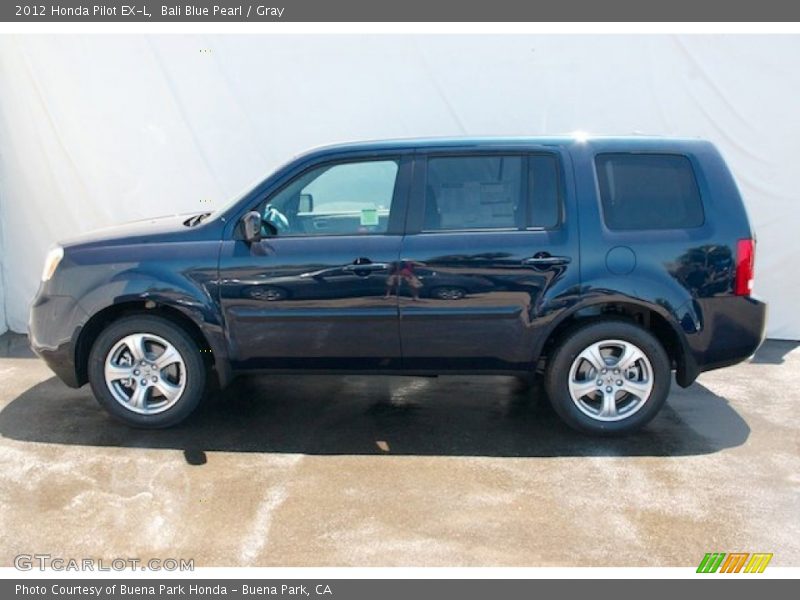 Bali Blue Pearl / Gray 2012 Honda Pilot EX-L