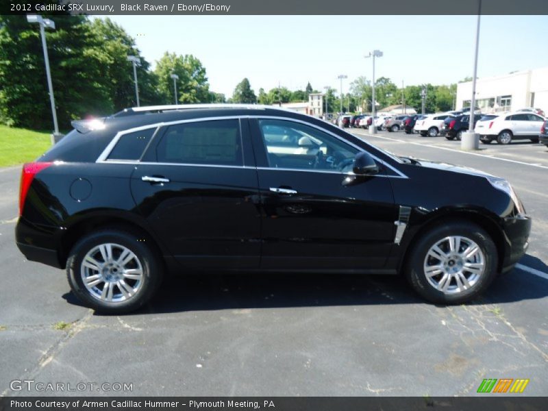 Black Raven / Ebony/Ebony 2012 Cadillac SRX Luxury