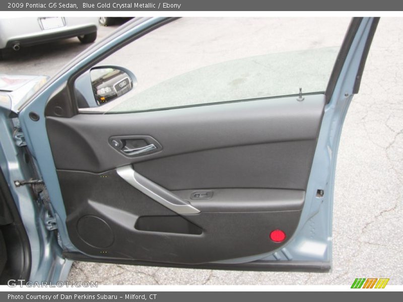 Blue Gold Crystal Metallic / Ebony 2009 Pontiac G6 Sedan