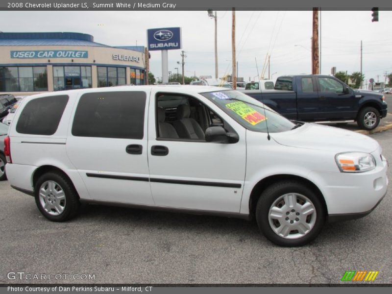 Summit White / Medium Gray 2008 Chevrolet Uplander LS