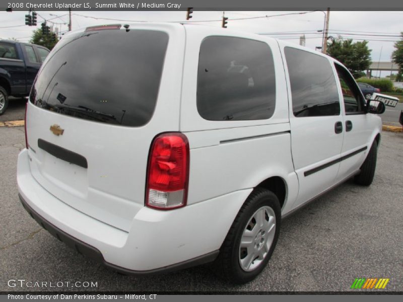 Summit White / Medium Gray 2008 Chevrolet Uplander LS