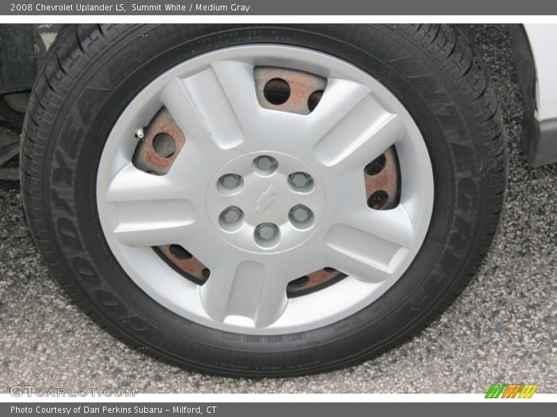 Summit White / Medium Gray 2008 Chevrolet Uplander LS