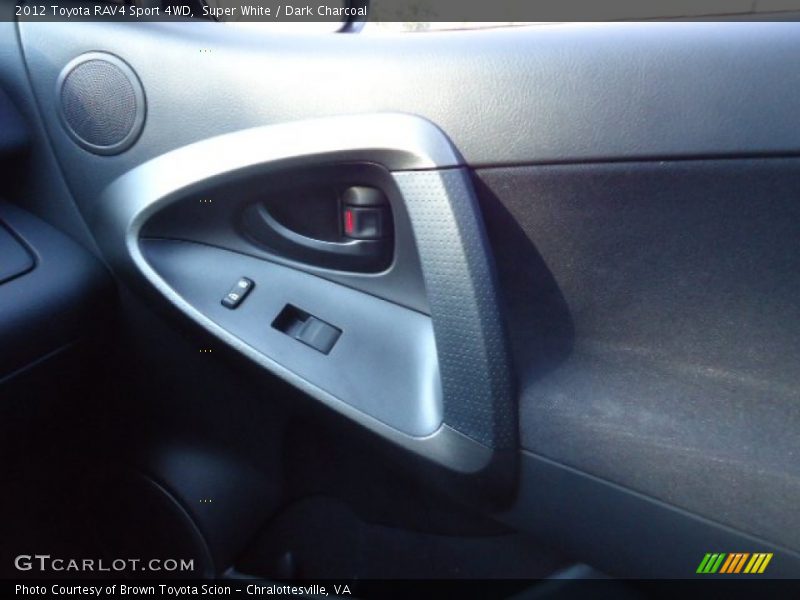 Super White / Dark Charcoal 2012 Toyota RAV4 Sport 4WD