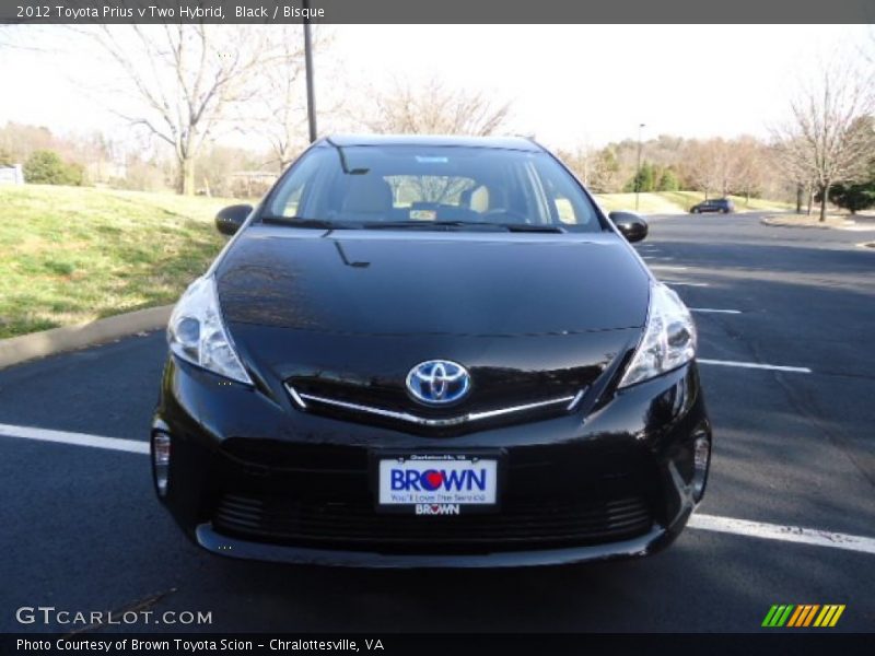 Black / Bisque 2012 Toyota Prius v Two Hybrid