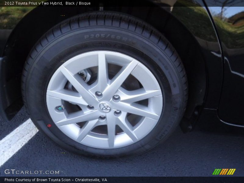 Black / Bisque 2012 Toyota Prius v Two Hybrid