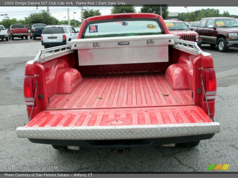 Flame Red / Dark Slate Gray 2003 Dodge Dakota SXT Club Cab 4x4