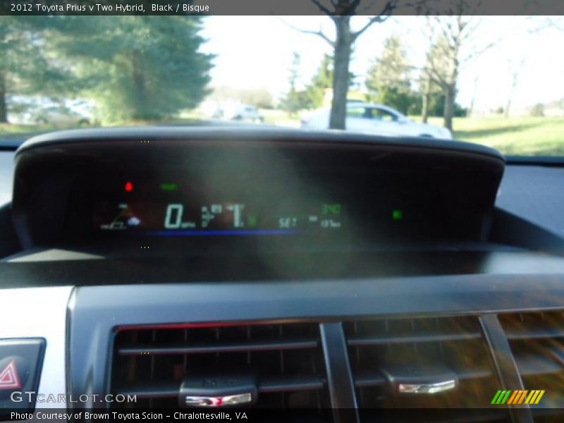 Black / Bisque 2012 Toyota Prius v Two Hybrid