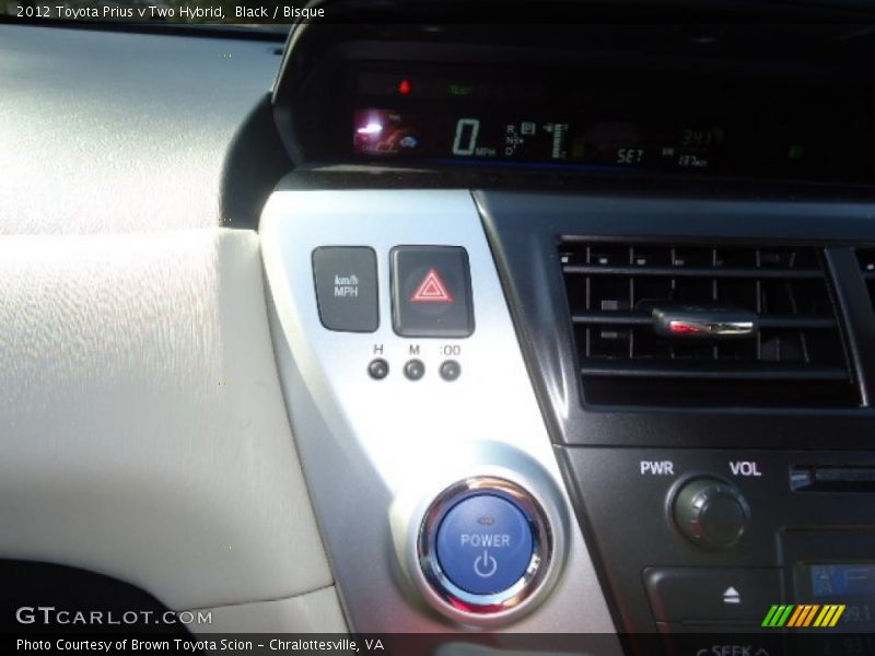 Black / Bisque 2012 Toyota Prius v Two Hybrid