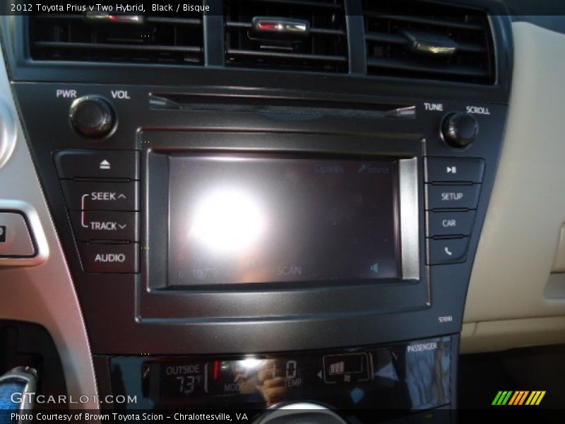 Black / Bisque 2012 Toyota Prius v Two Hybrid