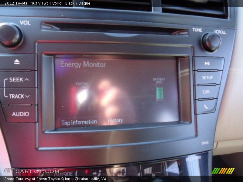 Black / Bisque 2012 Toyota Prius v Two Hybrid
