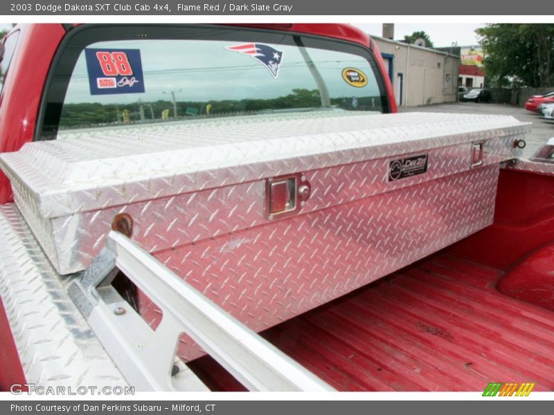 Flame Red / Dark Slate Gray 2003 Dodge Dakota SXT Club Cab 4x4