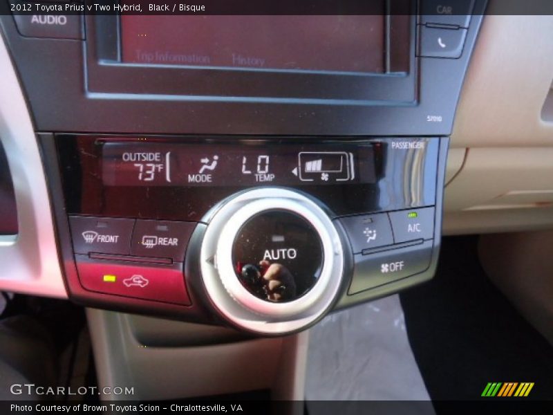 Black / Bisque 2012 Toyota Prius v Two Hybrid