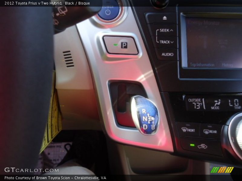 Black / Bisque 2012 Toyota Prius v Two Hybrid