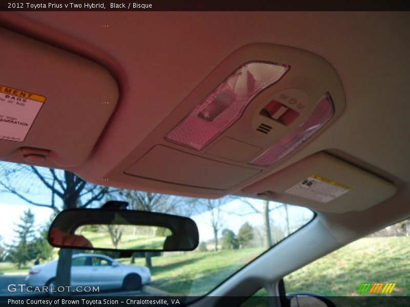 Black / Bisque 2012 Toyota Prius v Two Hybrid