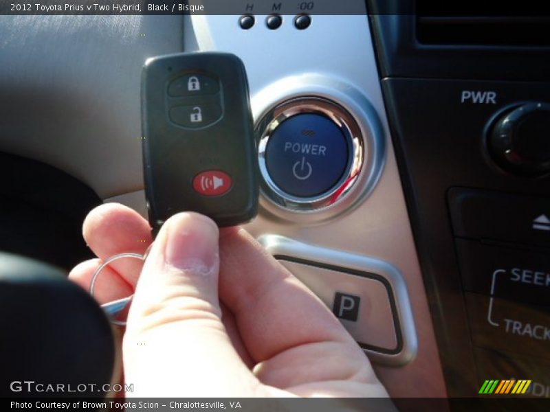 Black / Bisque 2012 Toyota Prius v Two Hybrid