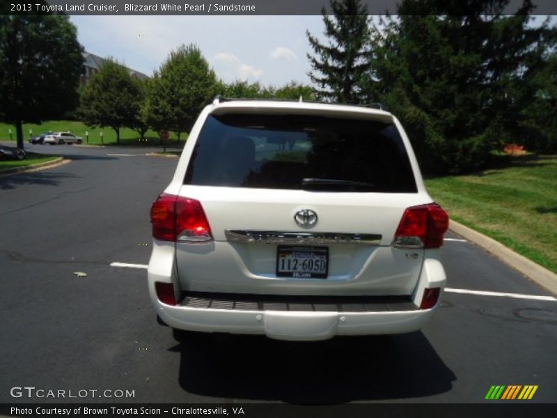 Blizzard White Pearl / Sandstone 2013 Toyota Land Cruiser
