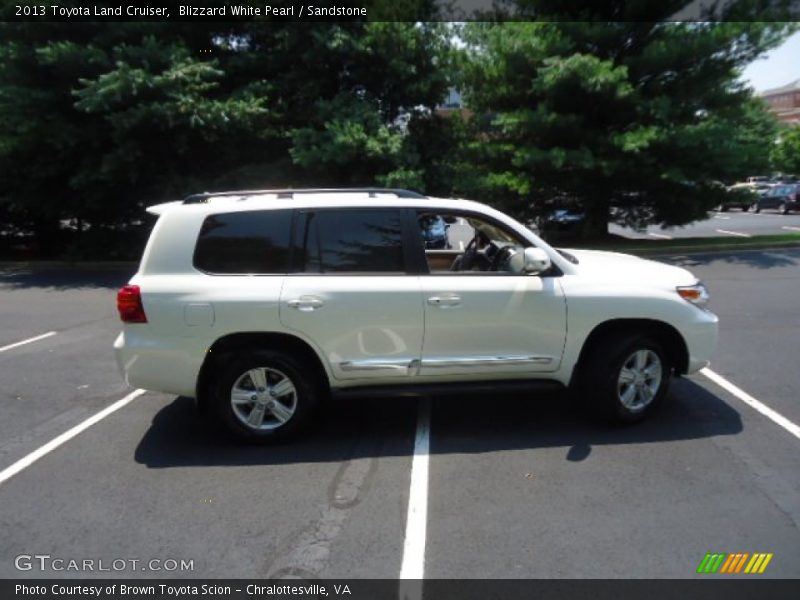 Blizzard White Pearl / Sandstone 2013 Toyota Land Cruiser