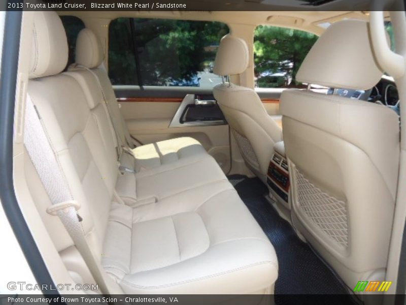 Blizzard White Pearl / Sandstone 2013 Toyota Land Cruiser