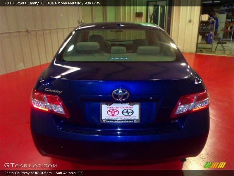 Blue Ribbon Metallic / Ash Gray 2010 Toyota Camry LE