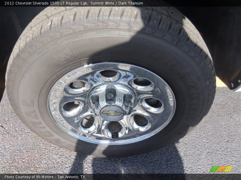 Summit White / Dark Titanium 2012 Chevrolet Silverado 1500 LT Regular Cab