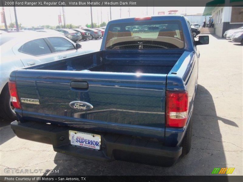 Vista Blue Metallic / Medium Dark Flint 2008 Ford Ranger XL Regular Cab