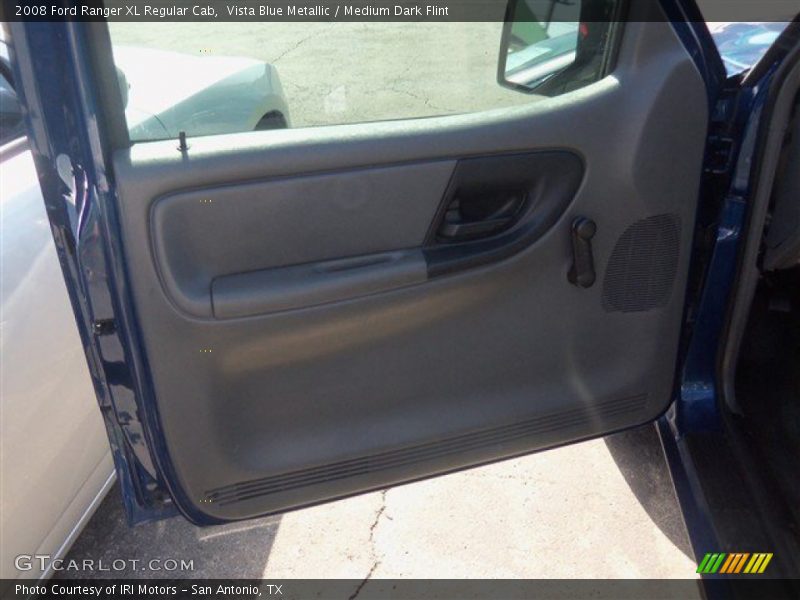 Vista Blue Metallic / Medium Dark Flint 2008 Ford Ranger XL Regular Cab