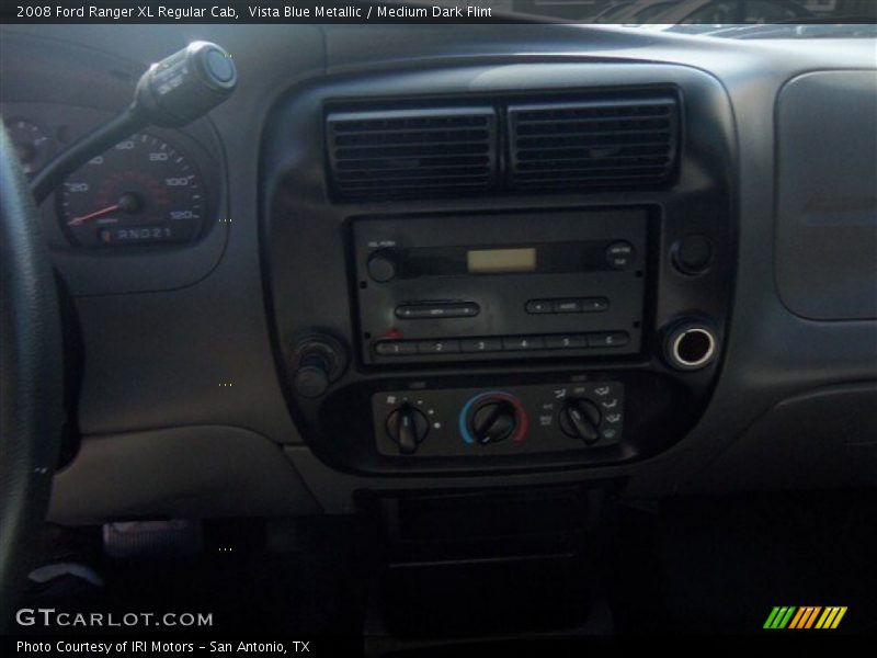 Vista Blue Metallic / Medium Dark Flint 2008 Ford Ranger XL Regular Cab