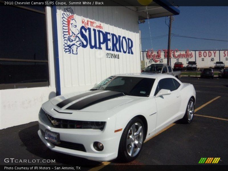Summit White / Black 2010 Chevrolet Camaro SS/RS Coupe