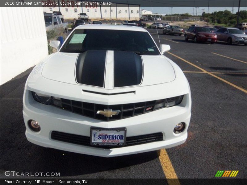 Summit White / Black 2010 Chevrolet Camaro SS/RS Coupe