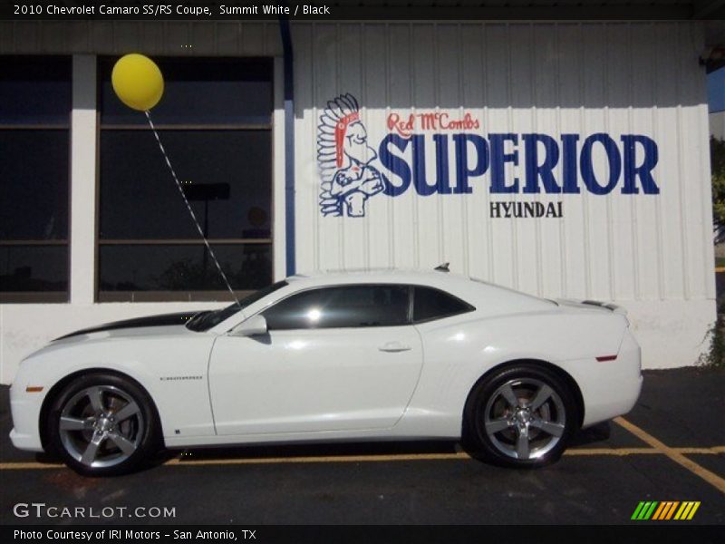 Summit White / Black 2010 Chevrolet Camaro SS/RS Coupe