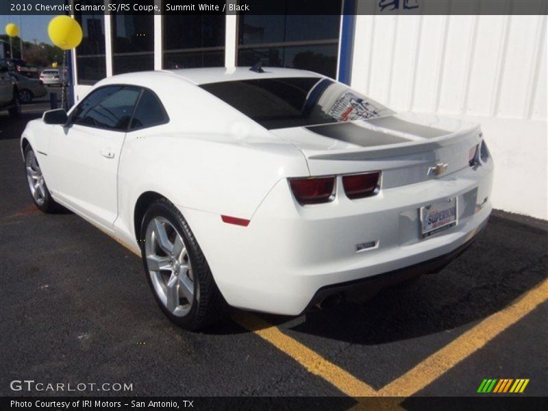 Summit White / Black 2010 Chevrolet Camaro SS/RS Coupe