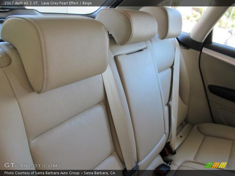 Lava Grey Pearl Effect / Beige 2007 Audi A3 2.0T