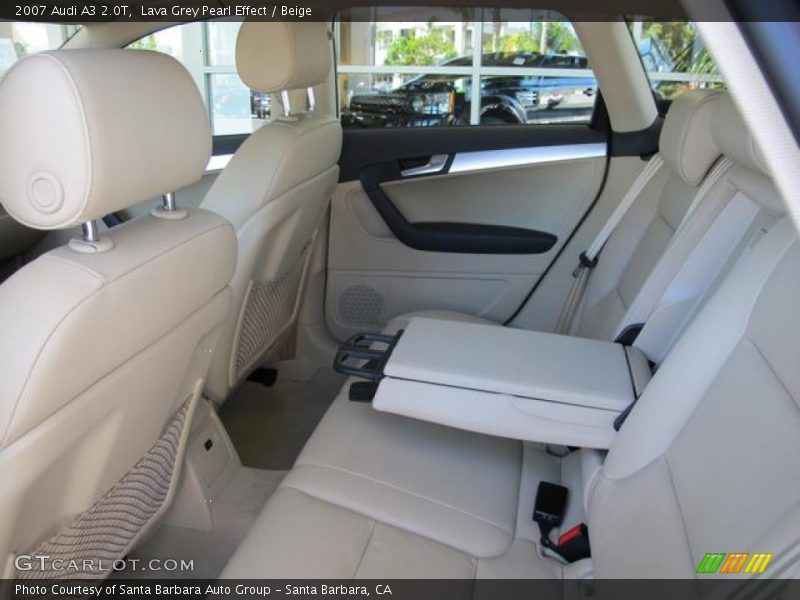 Lava Grey Pearl Effect / Beige 2007 Audi A3 2.0T