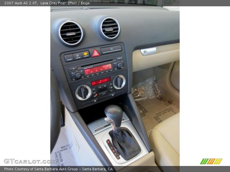 Lava Grey Pearl Effect / Beige 2007 Audi A3 2.0T