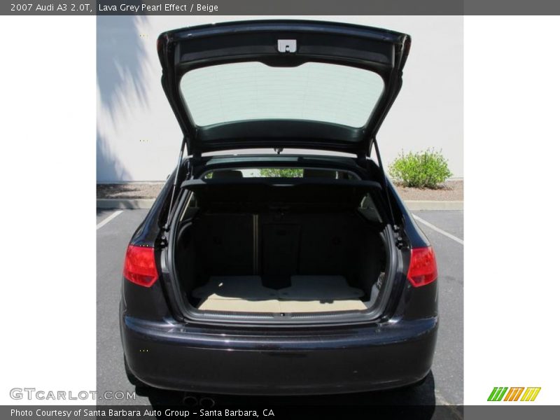 Lava Grey Pearl Effect / Beige 2007 Audi A3 2.0T