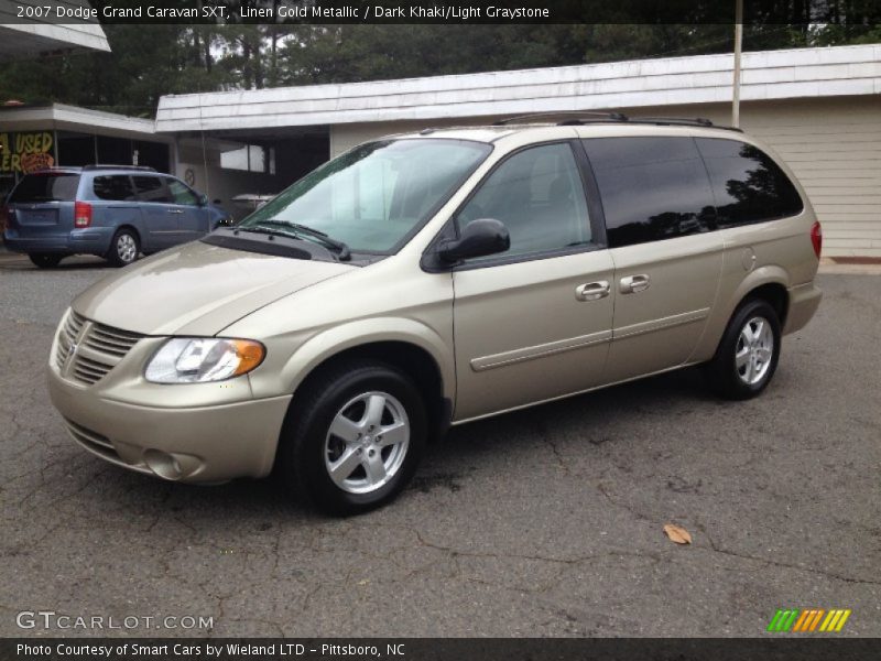 Linen Gold Metallic / Dark Khaki/Light Graystone 2007 Dodge Grand Caravan SXT