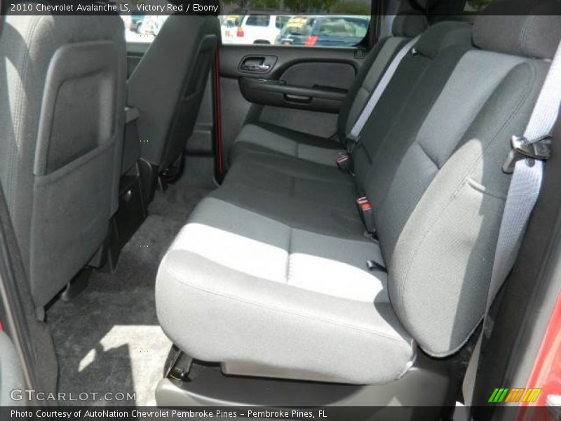 Victory Red / Ebony 2010 Chevrolet Avalanche LS